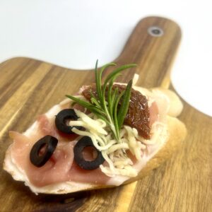 Prosciutto crudo olasz érlelt sonkás