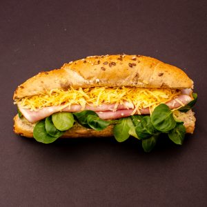 Pulykamell sonkás zárt szendvics
