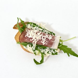 Rukkolás mini szendvics